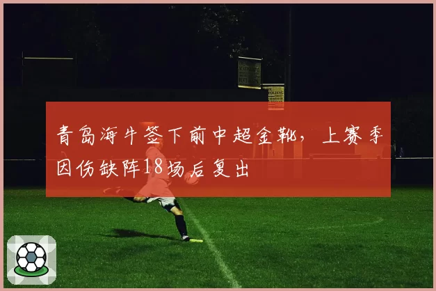 青岛海牛签下前中超金靴,上赛季因伤缺阵18场后复出